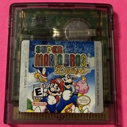 Super Mario Bros Deluxe Nintendo Gameboy Color Game