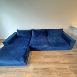 Joybird Cobalt Couch Sectional Delivery Available 