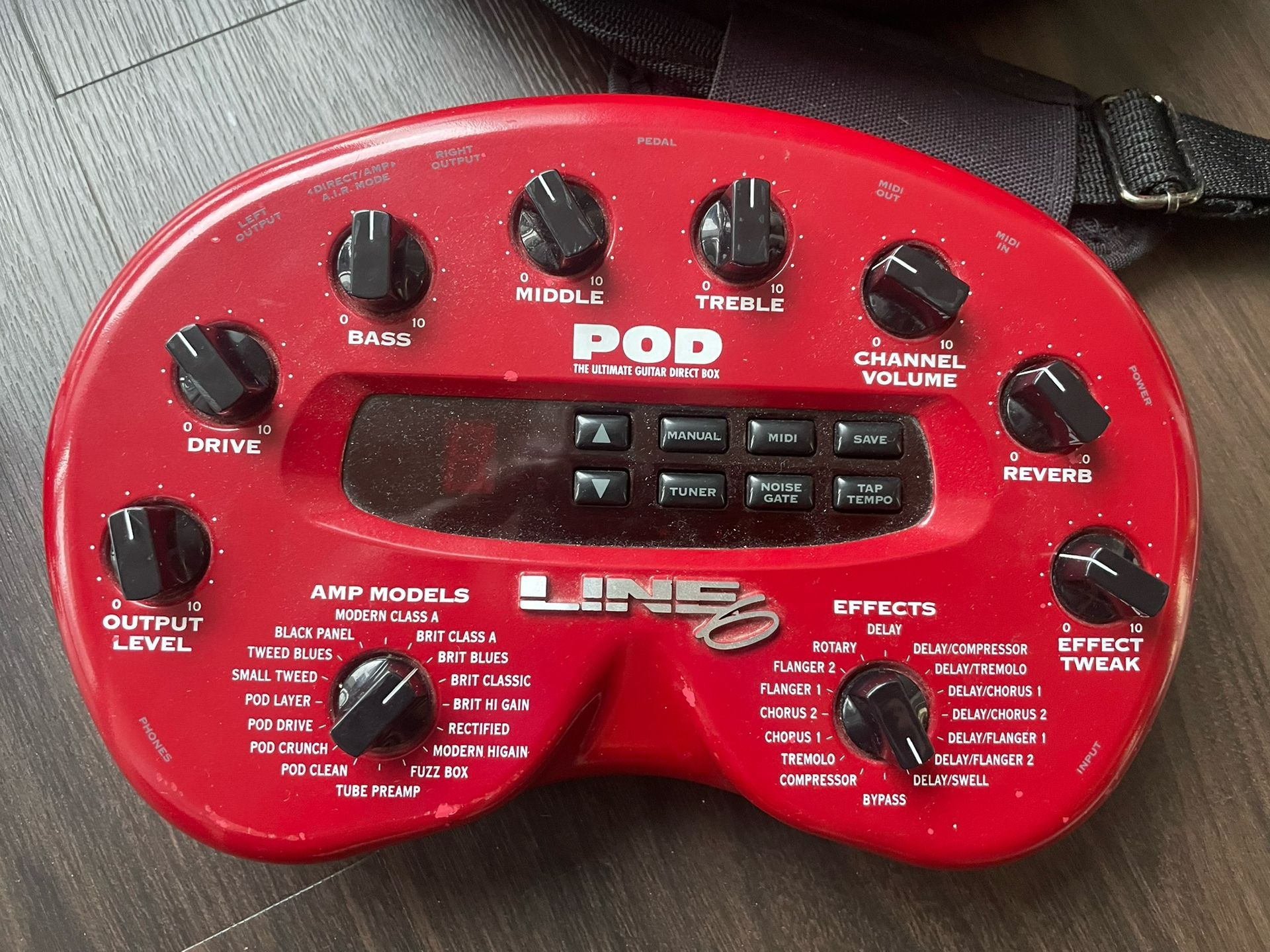 Line 6 POD AMP affects 