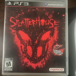Splatterhouse Sony PS3 Video Game (mint)