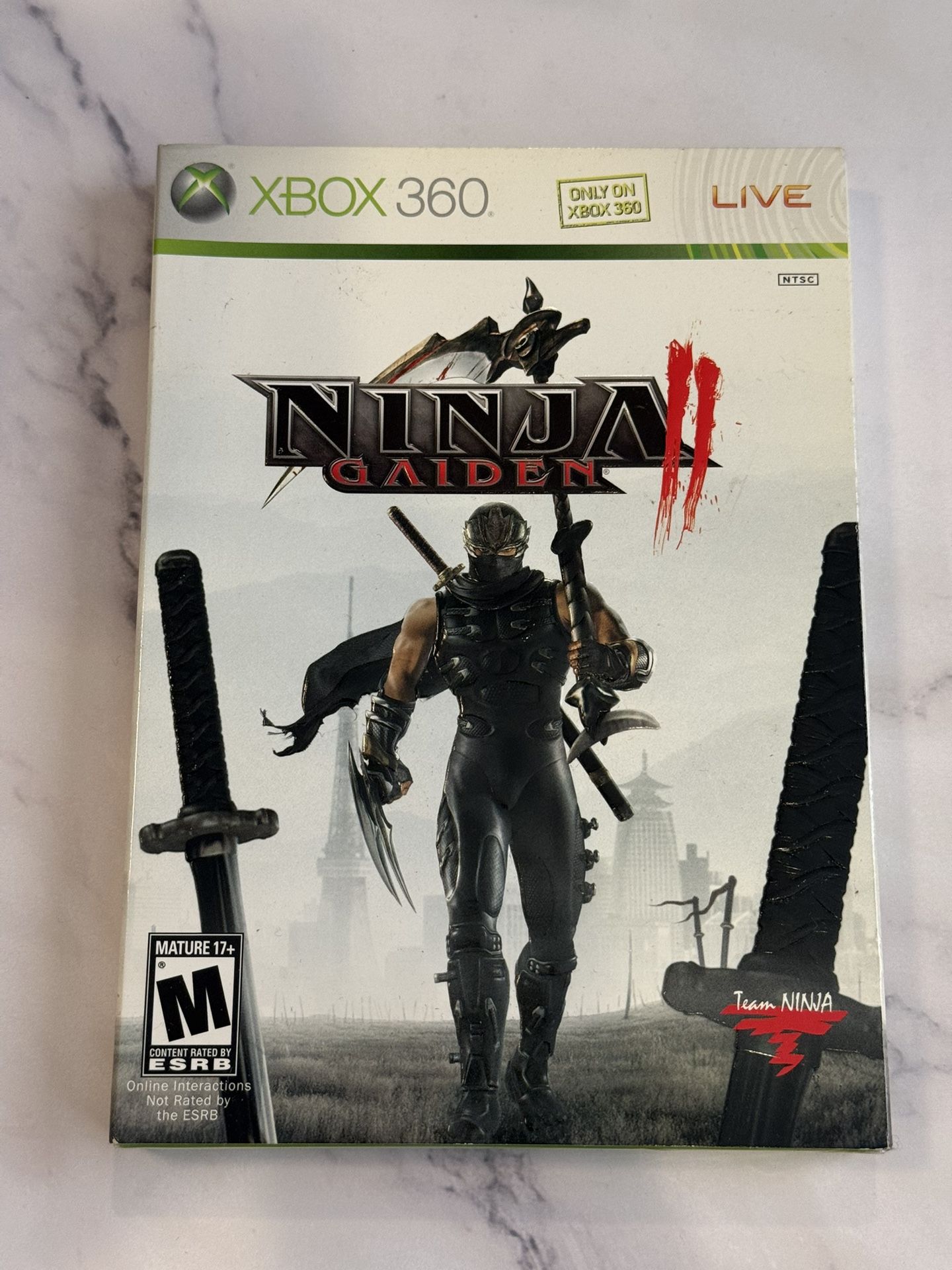 Ninja Garden 2 With Slipcover For Microsoft Xbox 360 Video Game