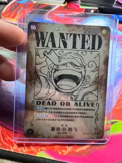 Wanted poster Luffy