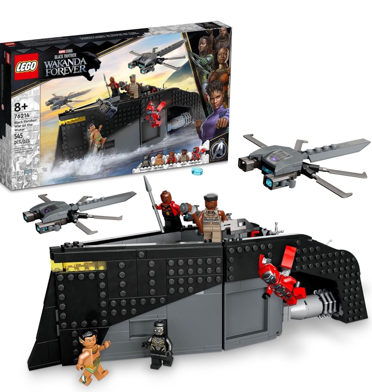LEGO Marvel Black Panther: War on The Water, 76214