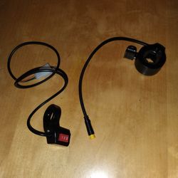 Electric Bicycle Ebike Thumb Throttle And Speed Level Control Switch Button E-bike Or Scooter Bicycle 