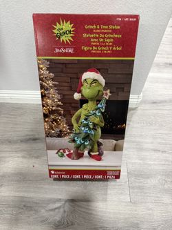 The Grinch & Christmas Tree Statue By Jim Shore New
