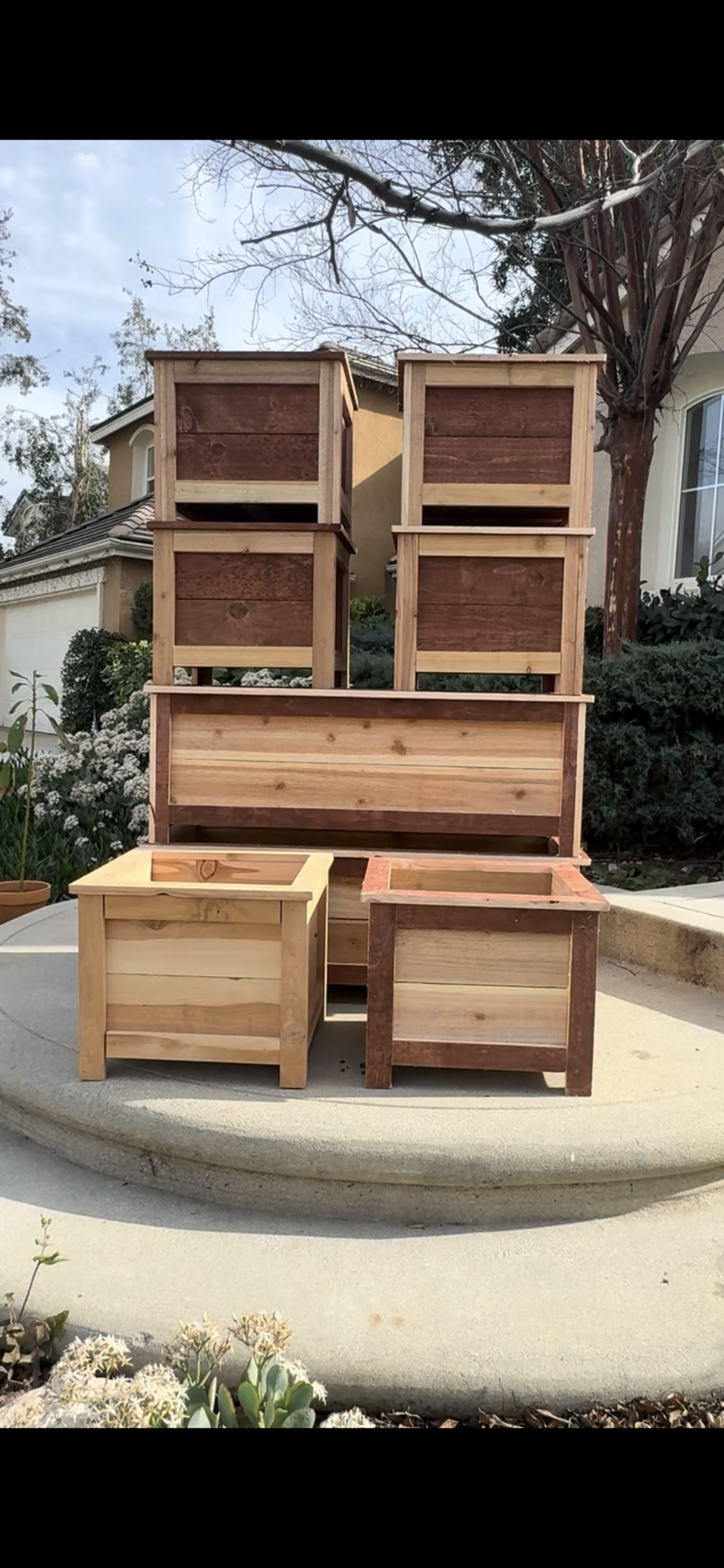 Custom Cedar Planter Boxes for Sale in Santa Clarita, CA - OfferUp