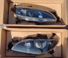 04-09 Mazda 3 Sedan Headlights Faros Calaveras Micas Luces Lamps