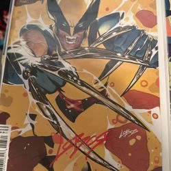Lobos Signed Wolverine Comic Book