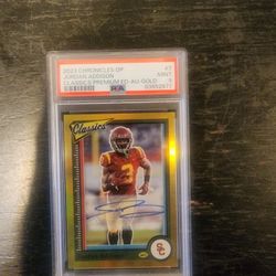 PSA 1/10 Rookie Auto Card - Jordan Addison Rookie Autograph Card 1