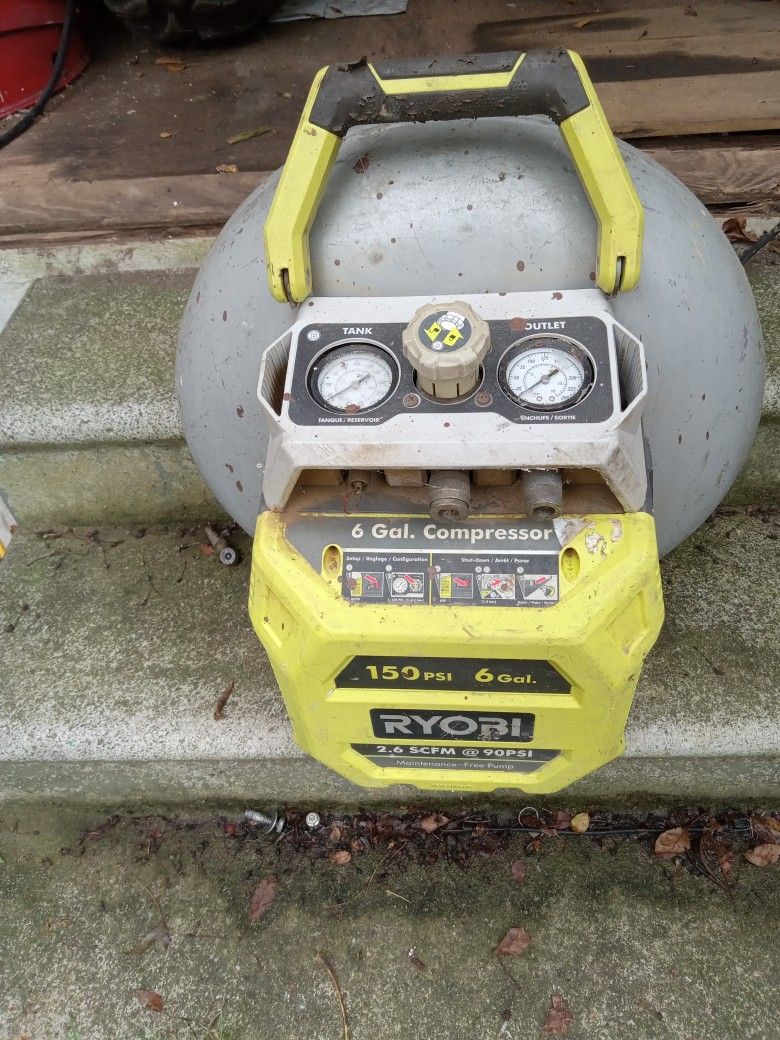 Ryobi 150 p s i. air compressor