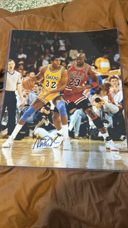 Magic Johnson Signed Poster