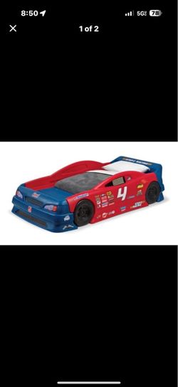 Twin race car bed /twin mattress