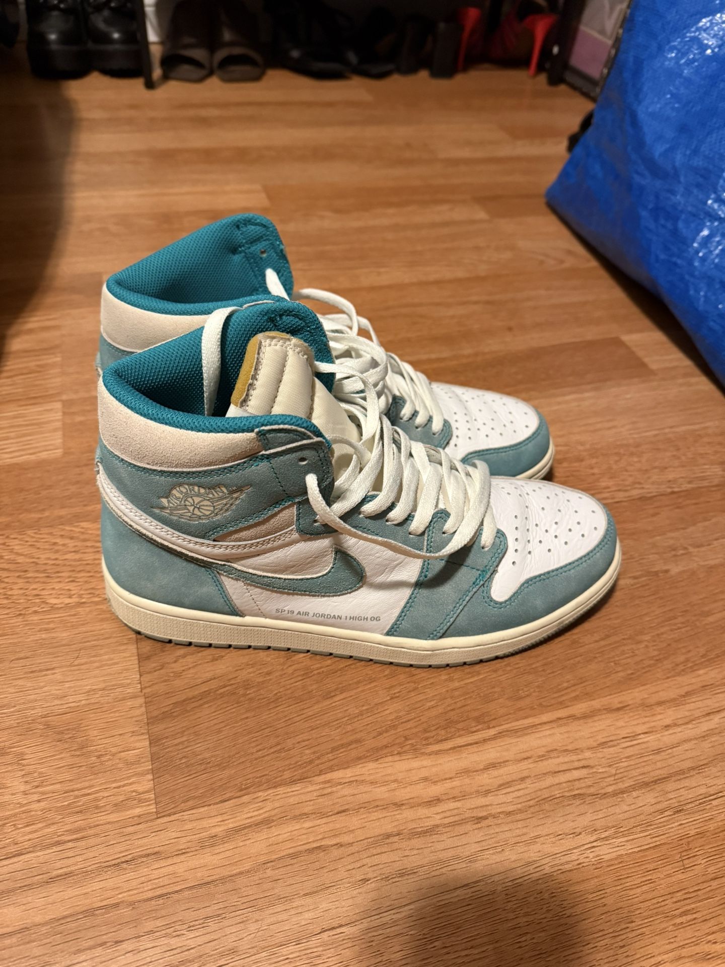 Jordan 1 Turbo Green, Worn 3x