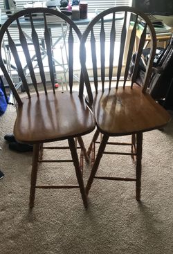 Wooden high chairs