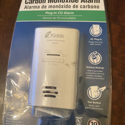 New Carbon Monoxide Alarm