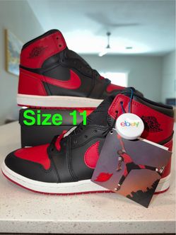 Jordan 1 Bred 85 High OG Size 11 New Travis Virgil Union Brick