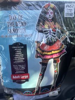 Day Of The Dead Deluxe Costume 