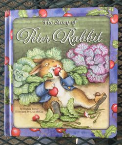 Hard Cover “The Story of Peter Rabbit “ Children’s Board Book (8x9)