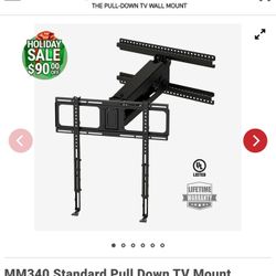 MantelMount Pull Down TV Mount