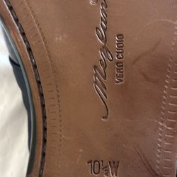 New Mezlan Shoes 101/2 Wide Leather