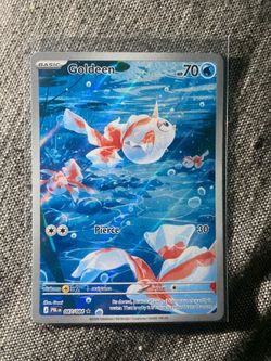 Goldeen 087/084 Illustration Rare Pitch Black Pokemon Holo Near Mint