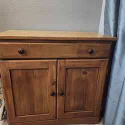Wood cabinet