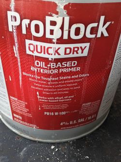 Exterior oil base problock (primer