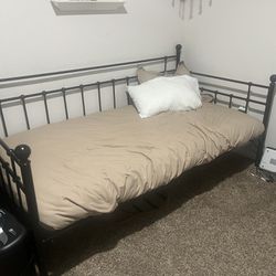 Twin Bed with mattress