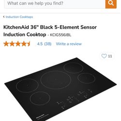 KitchenAid 36’ Induction Cooktop 