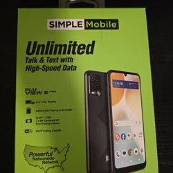 New Blue View 5 Pro Android Phone