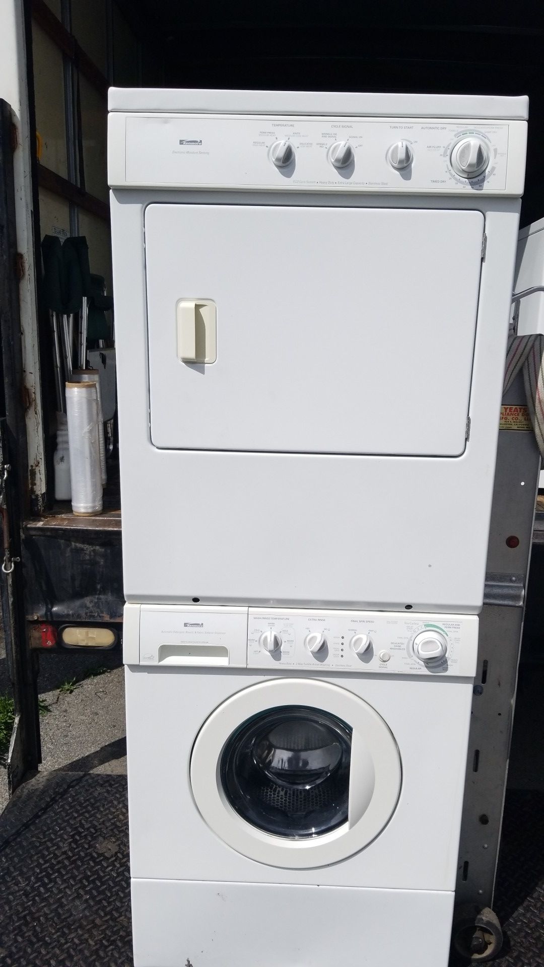 Kenmore washer and dryer