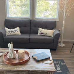 Couch and Chaise Lounge Set
