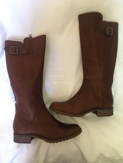 New Timberland Tall waterproof Boots Women’s Brown Sz 9