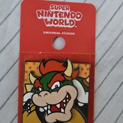 Super Nintendo World Bowser Pin