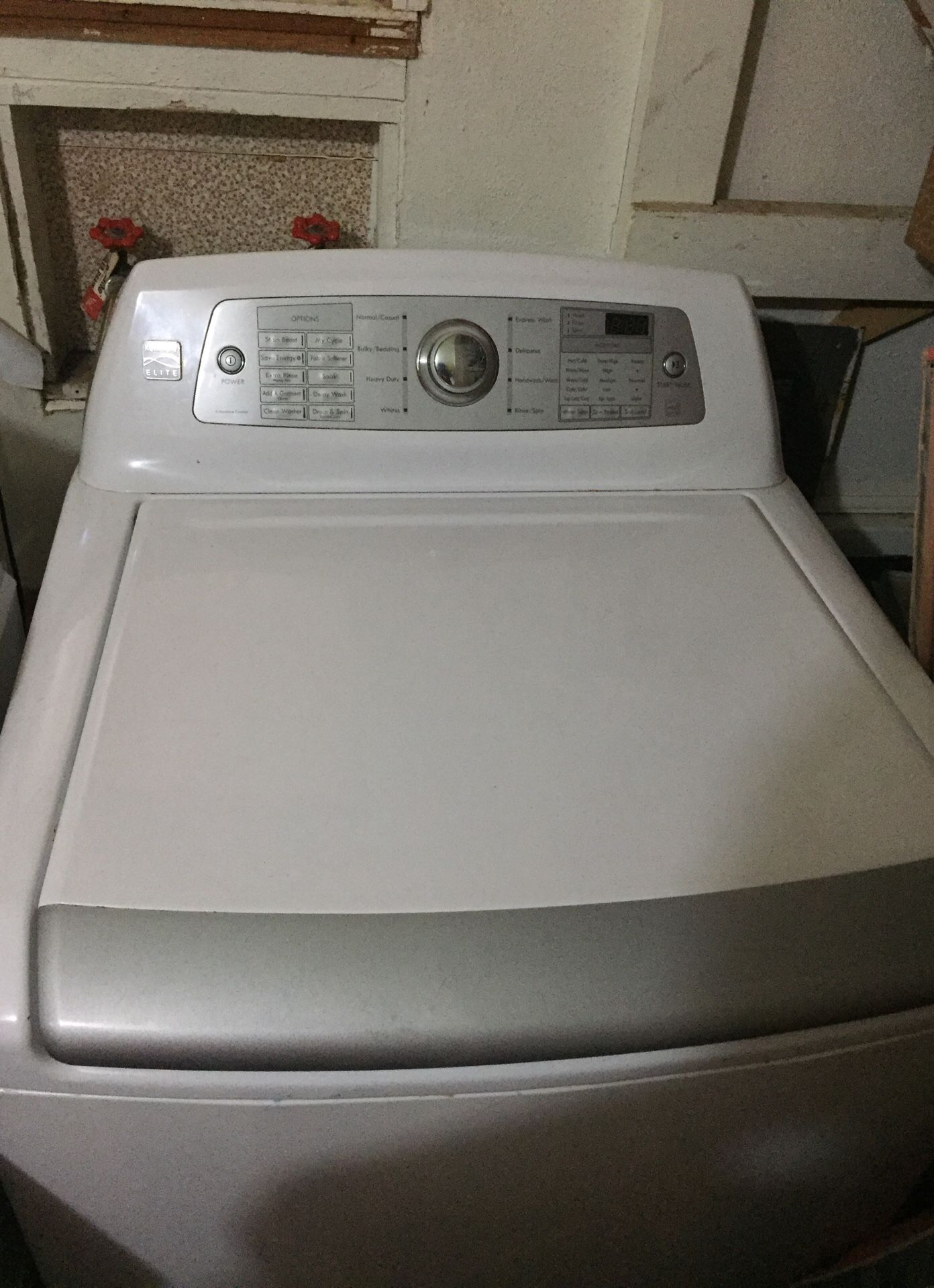 Kenmore elite washer and dryer