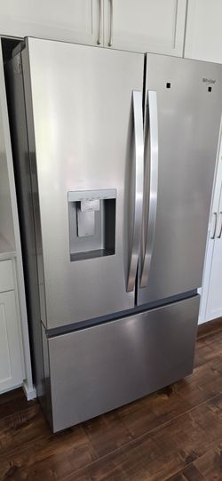 Whirlpool 30 Cu. Ft. Stainless Steel French-Door Refrigerator | Less Than 1 Year Old