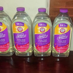 (4) Arm & Hammer Odor Blast Fabric Softener  50 fl oz Bottles -X Streets Ray & Higley