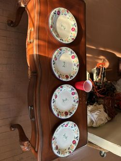 Princess House 4 Dinner Plate Set $20.00