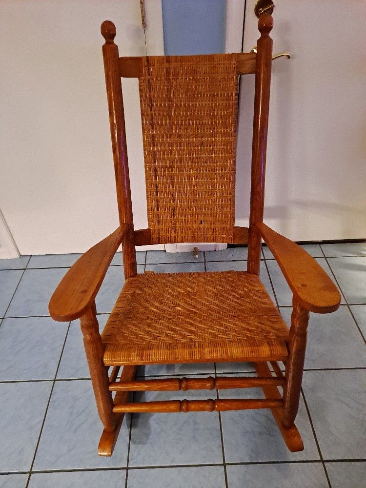 JF Kennedy Vintage Rocker P&P Carolina Rocking Chair 1955. ..100 Years Old As Of 2024!!!