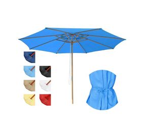 Yescom 13ft Patio Wood Market Umbrella Multiple Colors - Home Improvement Decor 