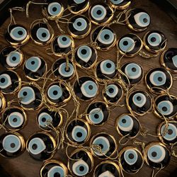 Evil Eye Glass Charms 
