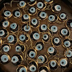 Evil Eye Glass Charms 