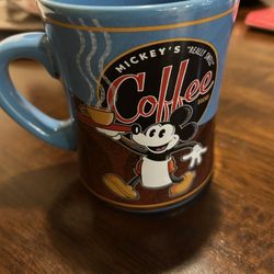 Disney Parks Mickey’s  Really Swell Coffee Brand Mug 