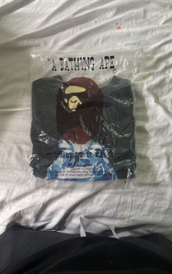Bape And Baby Milo Shirt (blue &black )