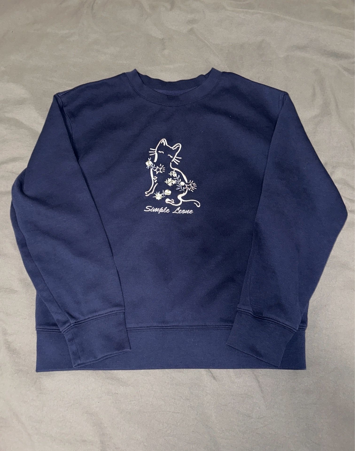 Blue Cat Sweatshirt