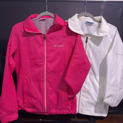 Columbia Windbreakers Women’s Size S-M 