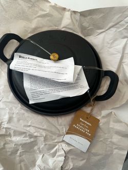World Market Cast Iron Scallion Pancake Pan