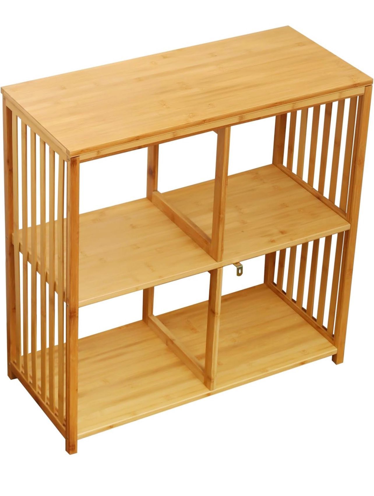 Bamboo Bookshelf, Cube Storage