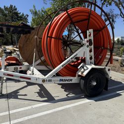 Reel Trailer & Poly Conduit 