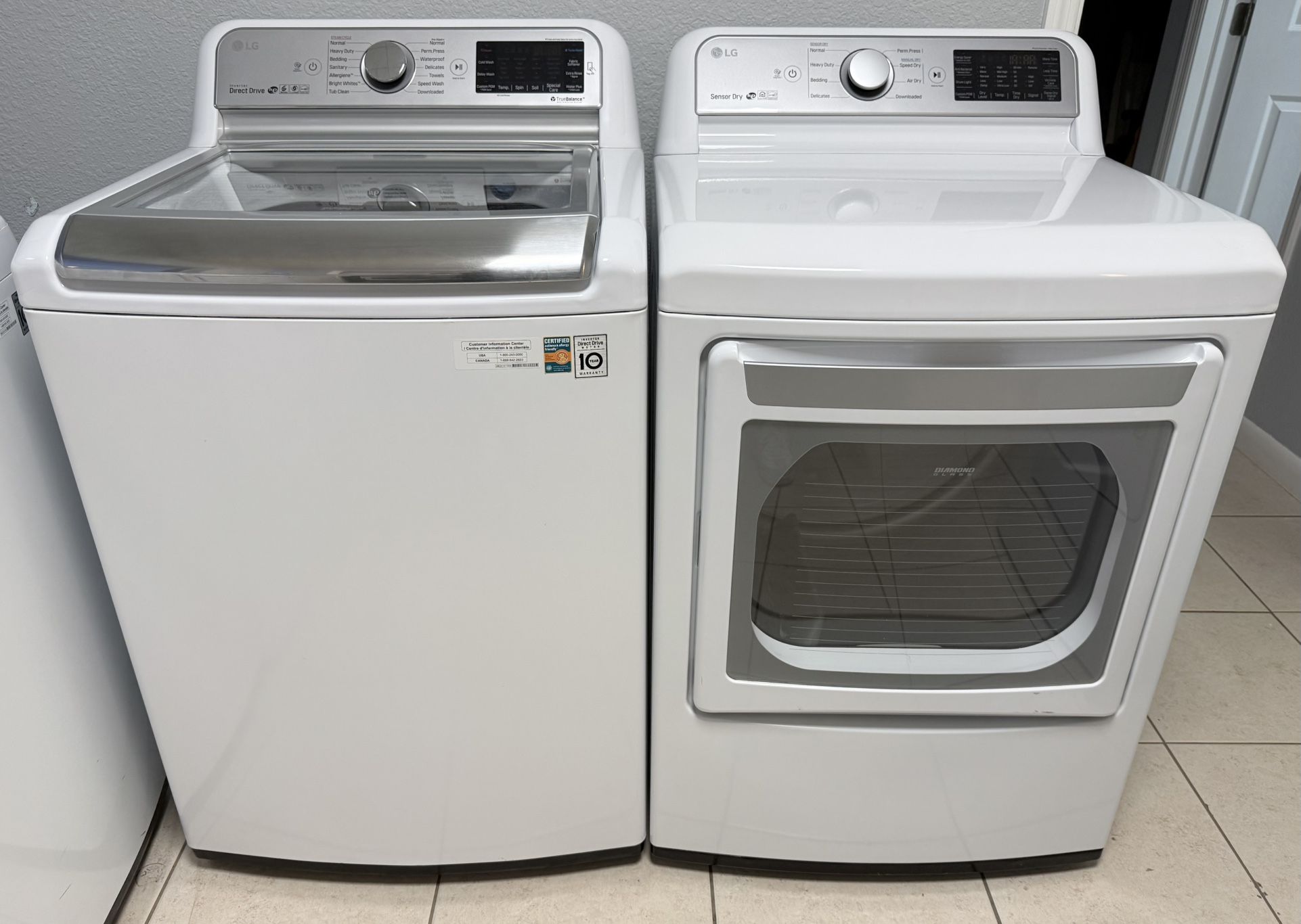 Washer and Dryer Set 